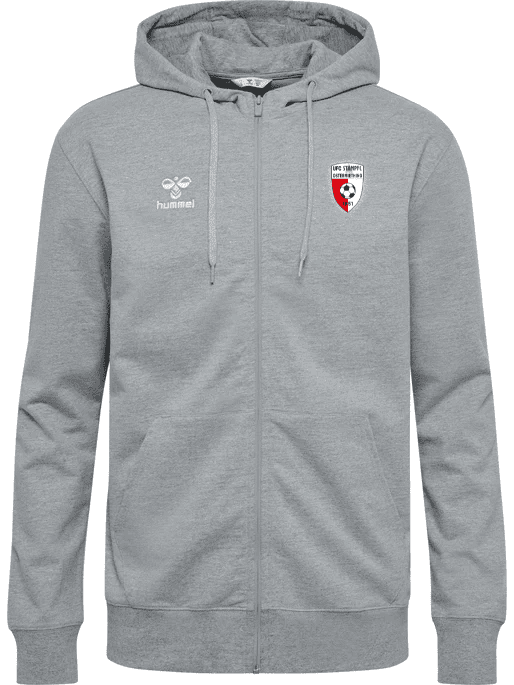 hmlGo 2.0 Hoodie / Log Stick, Initialen Flock 